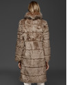 Tan lambskin coat