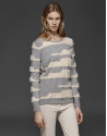 Jersey rayas gris/beige