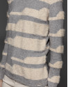Jersey rayas gris/beige