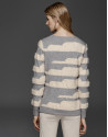 Jersey rayas gris/beige