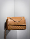 Bolso Ghauri beige con metálicas