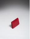 Small red tattoo leather billfold