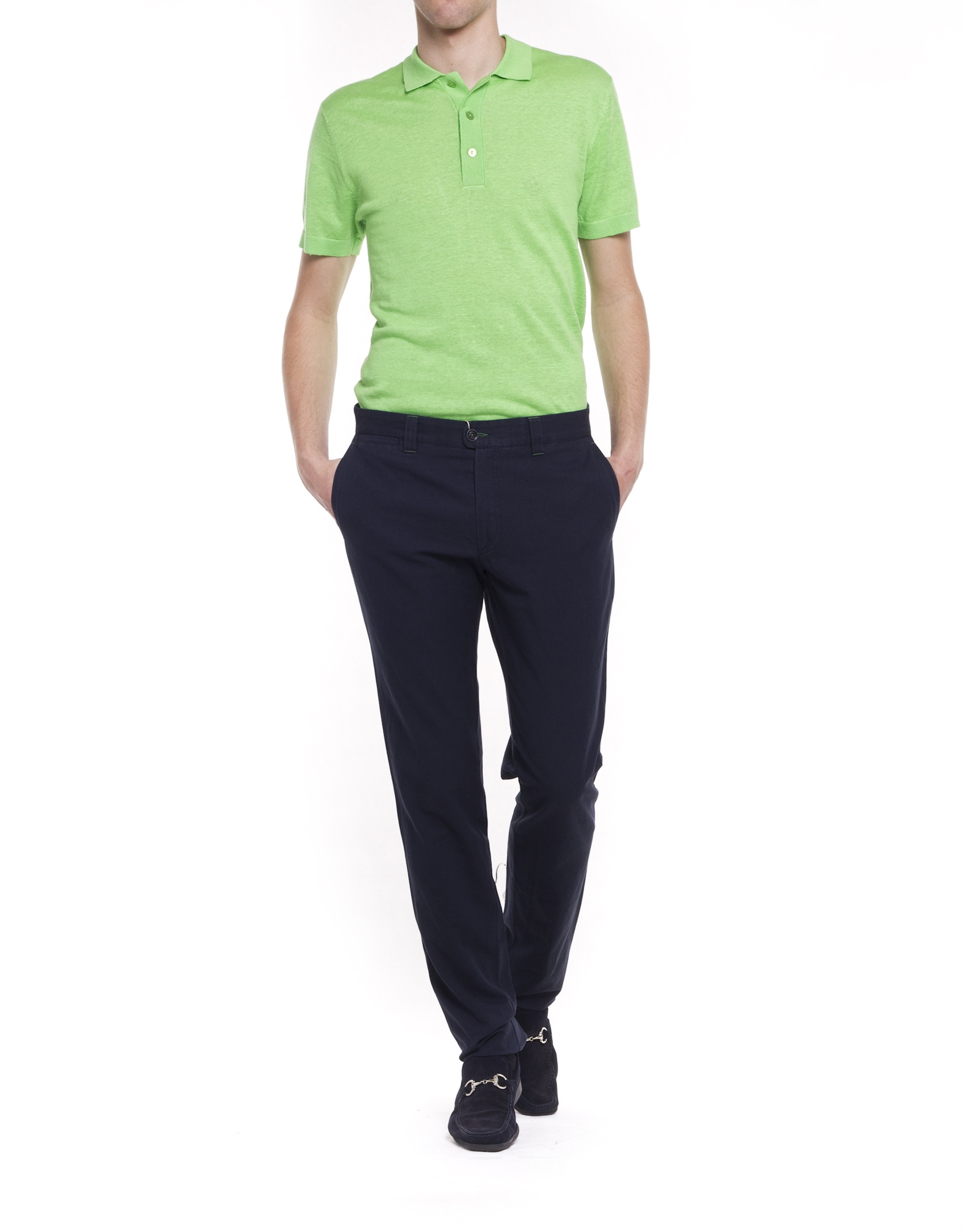 Knit polo shirt  