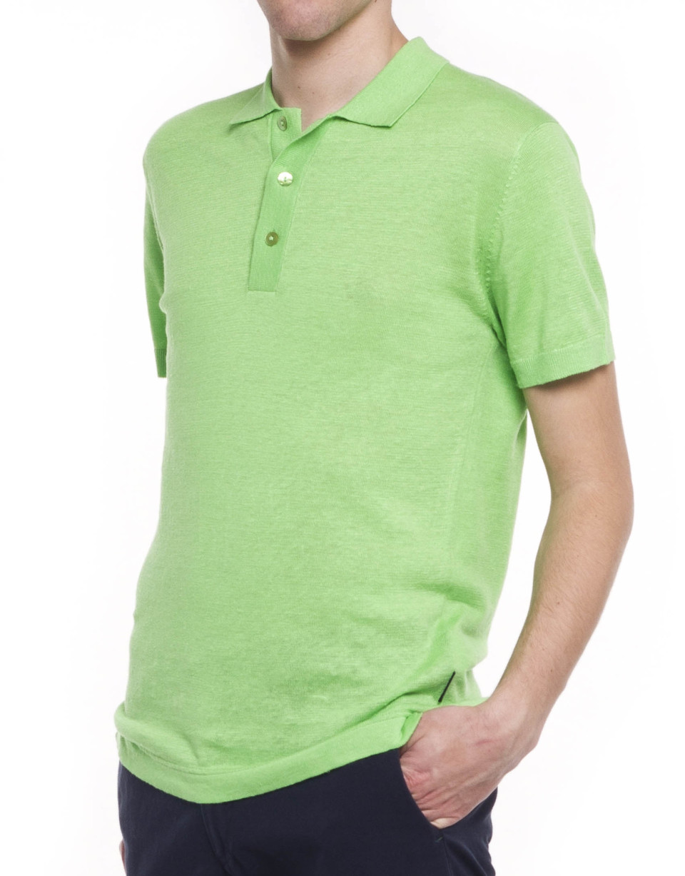 Knit polo shirt  