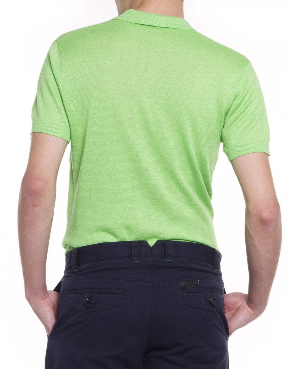 Knit polo shirt  