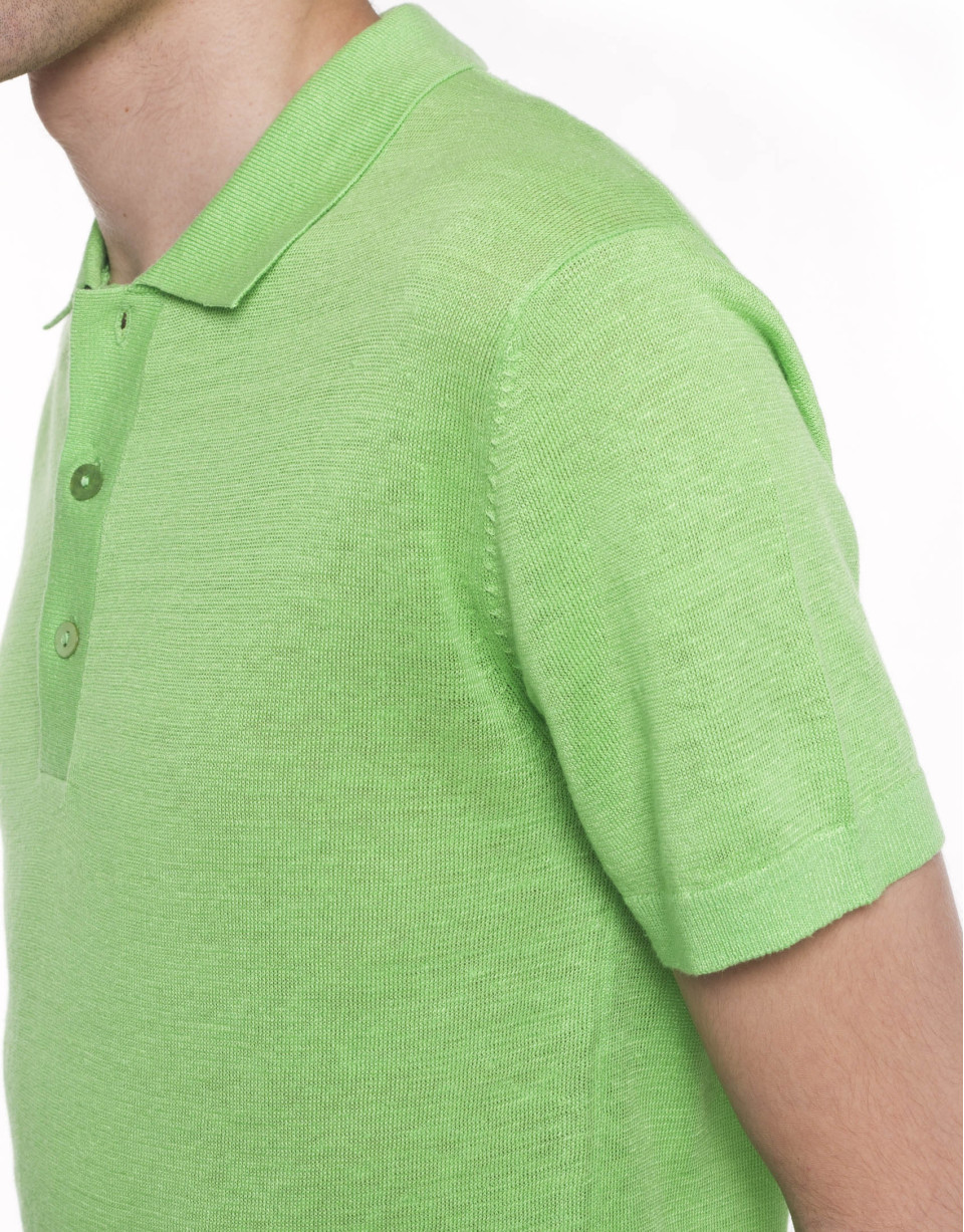 Knit polo shirt  