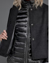Grey two-piece windbreaker