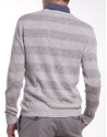 Striped knit sweater 