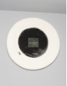 White wool and angora beret