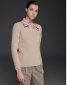 Jersey lana merino color ivory