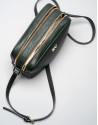 Bolso bandolera piel verde oscuro Taylor