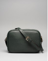 Bolso bandolera piel verde oscuro Taylor