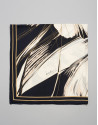 Floral print silk scarf