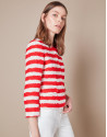 Short striped jacket