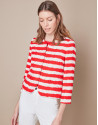 Short striped jacket