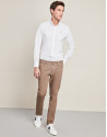 Brown pants with five pockets