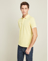 Polo piqué de algodón amarillo