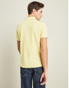 Polo piqué de algodón amarillo