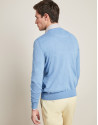 Light blue sweater with V-neck