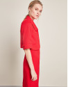 Red bolero jacket