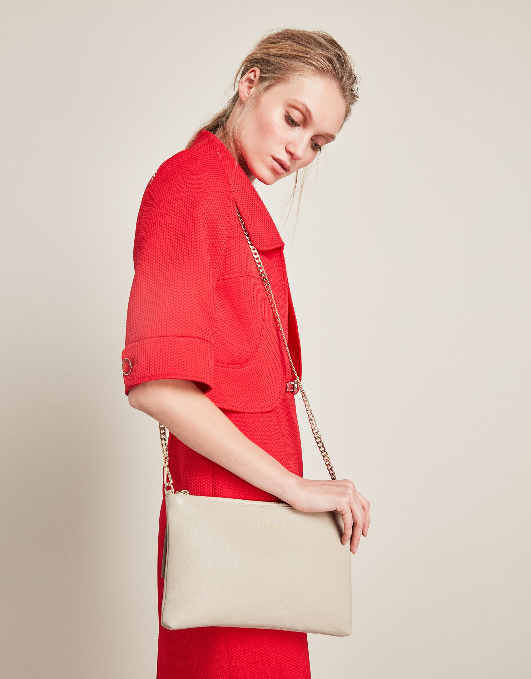 Red bolero jacket
