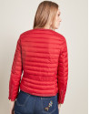 Cazadora plumífero roja