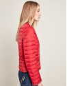 Cazadora plumífero roja