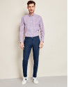Navy blue linen pants