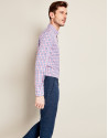 Navy blue linen pants