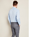 Gray linen pants