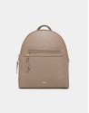 Nora plain leather backpack