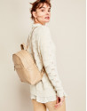 Nora plain leather backpack