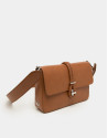Leather Joyce portfolio with tie
