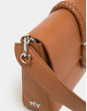 Leather Joyce portfolio with tie