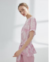 Blusón oversize rosa