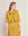 Yellow bolero jacket