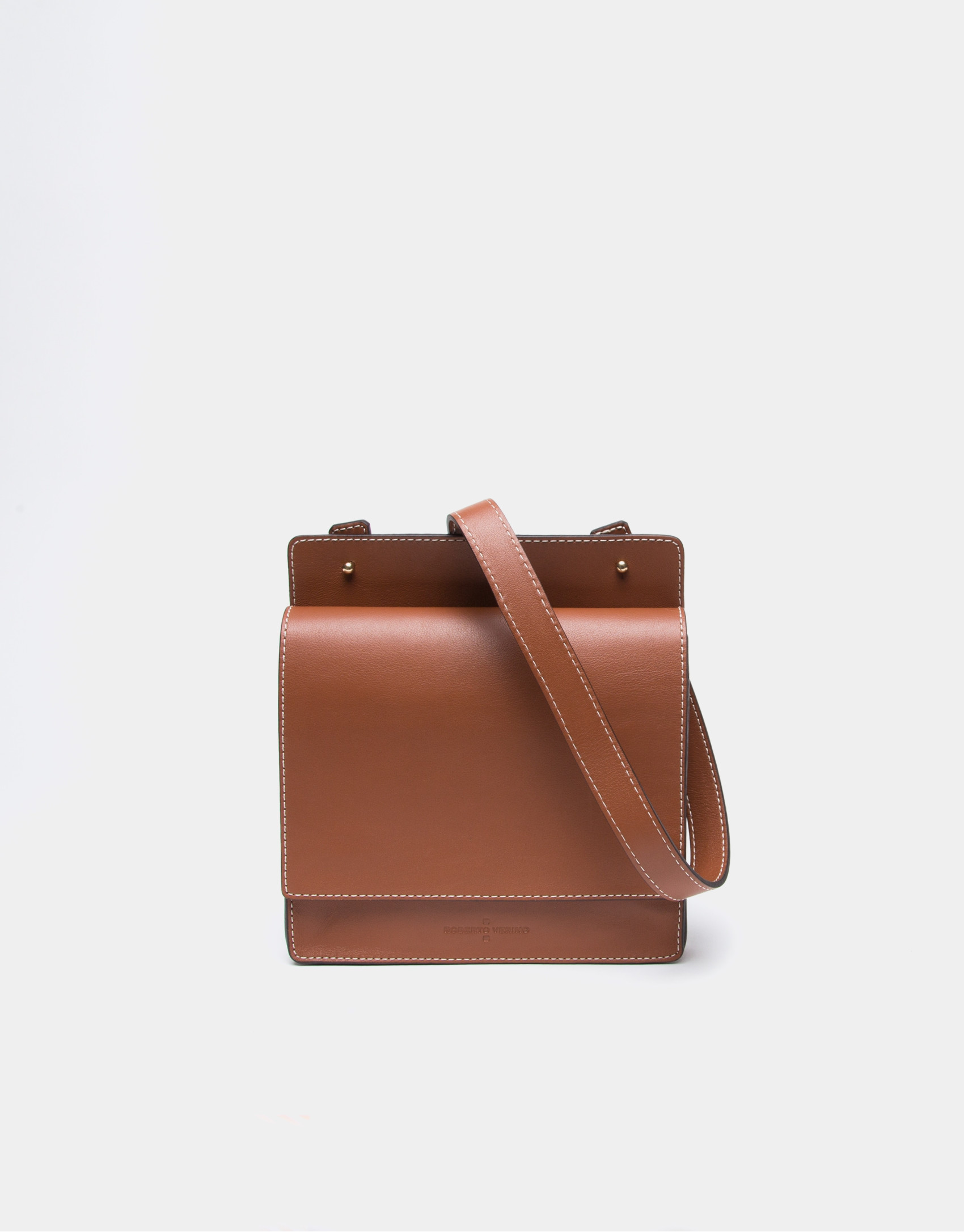 Garden leather tote bag
