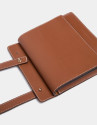 Garden leather tote bag