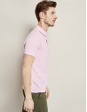 Polo piqué de algodón rosa