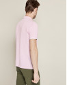 Polo piqué de algodón rosa