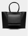 Bolso Tote Garden piel negra