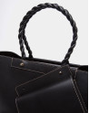 Bolso Tote Garden piel negra
