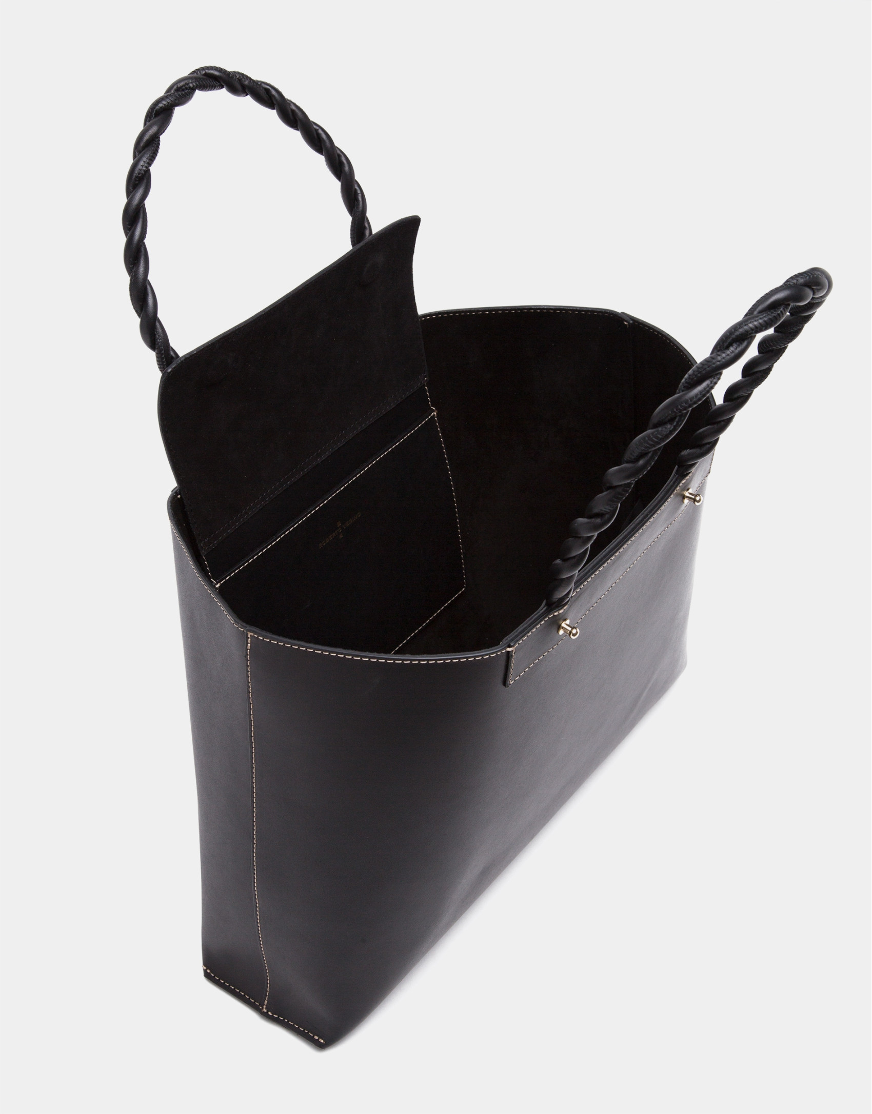 Bolso Tote Garden piel negra