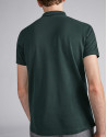 Dark green piqué polo