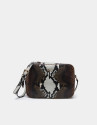 Embossed snakeskin Taylor shoulder bag