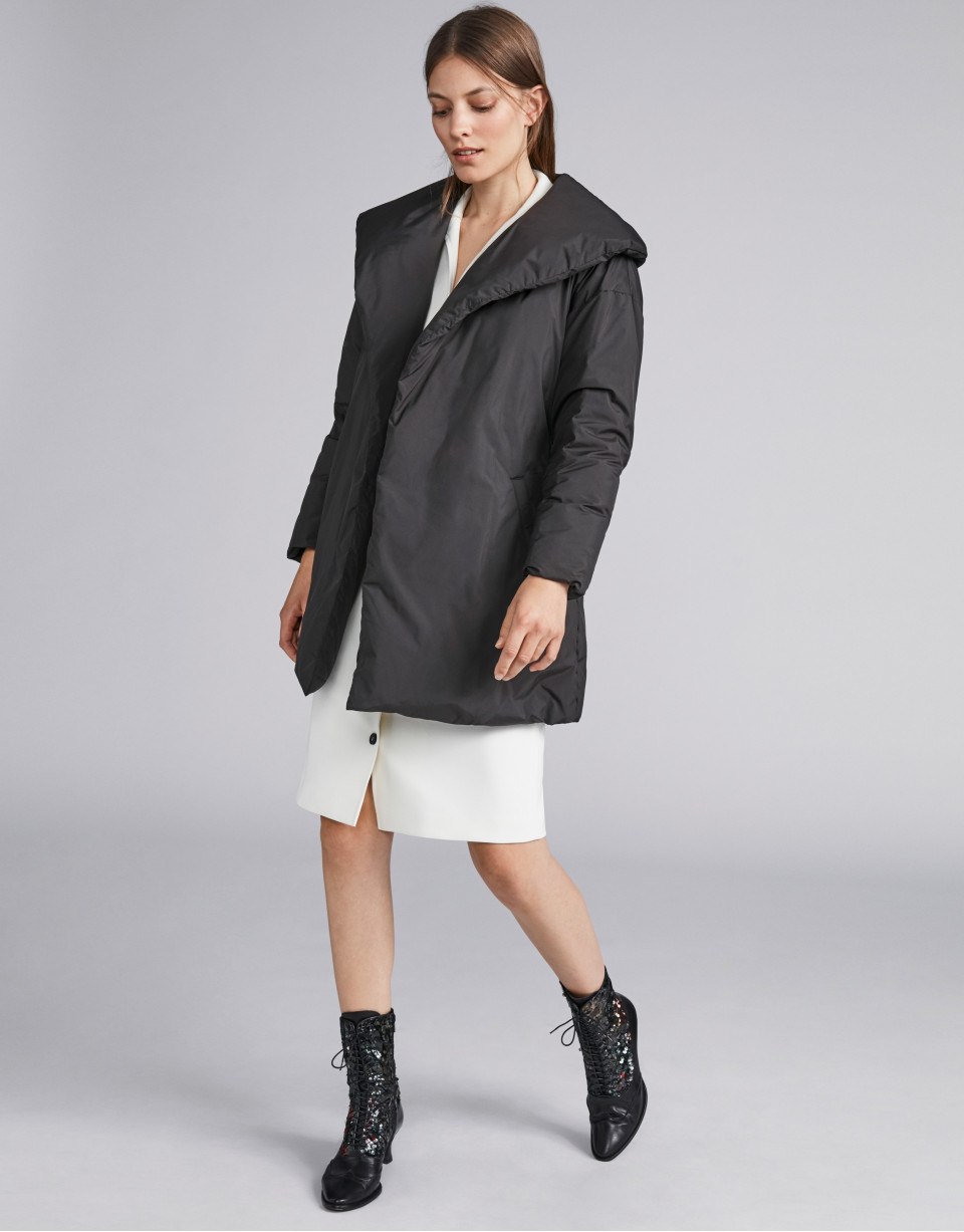 Plumas oversize negro