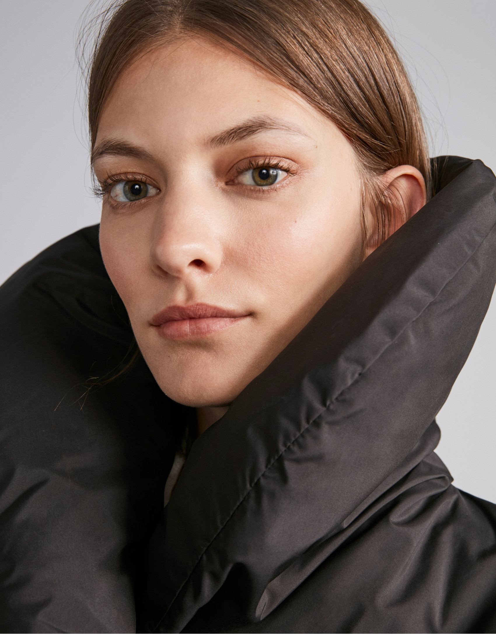 Plumas oversize negro