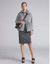 Grey, double-faced jacket