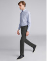 Dark khaki cotton chinos