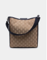 Montparnasse canvas shopping bag with logos
